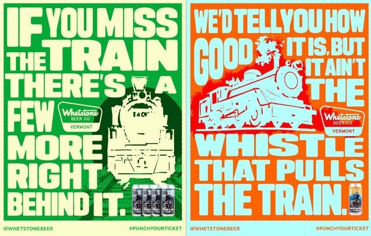 colorful posters for beer
