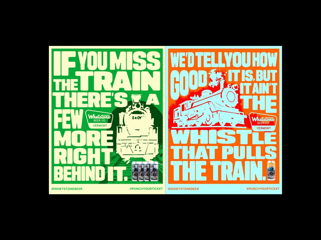 colorful posters for beer
