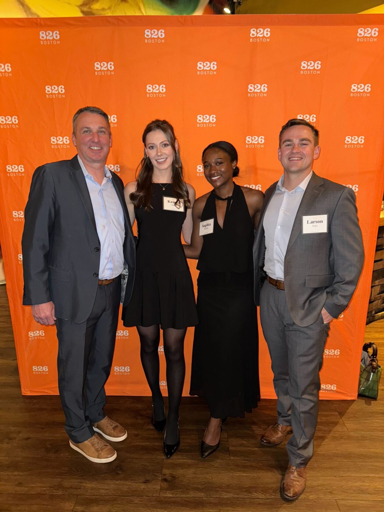 Group of people at a gala event